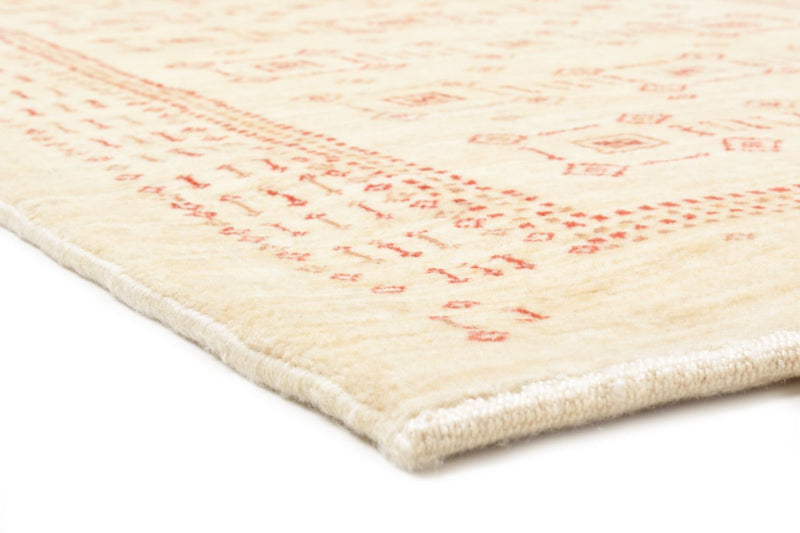 Løber Gabbeh Tæppe - Loribaft Persisk - 195 x 85 cm - beige