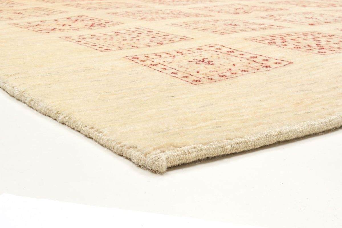 Gabbeh Tæppe - Loribaft Persisk - 211 x 141 cm - beige