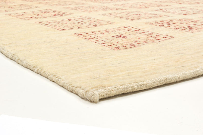 Gabbeh Tæppe - Loribaft Persisk - 211 x 141 cm - beige