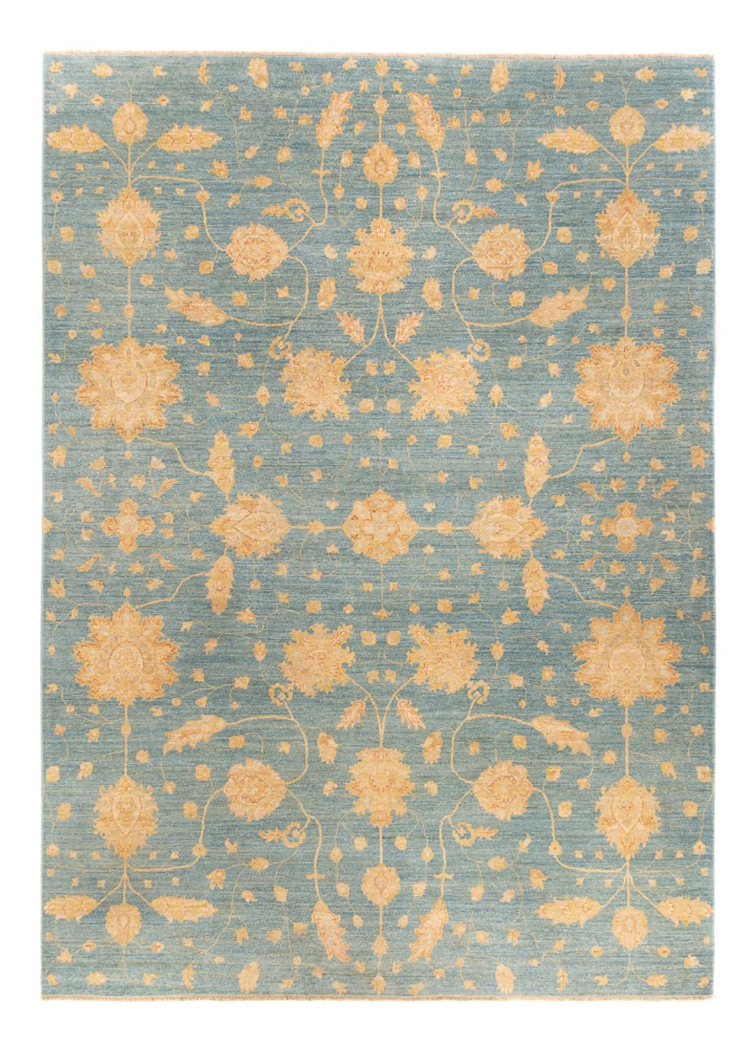 Ziegler Carpet - 348 x 252 cm - havblå