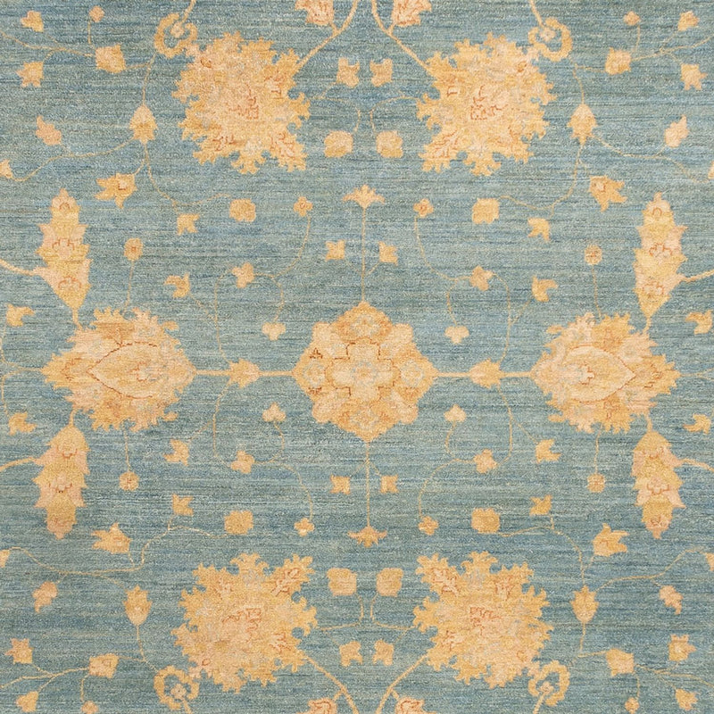 Ziegler Carpet - 348 x 252 cm - havblå