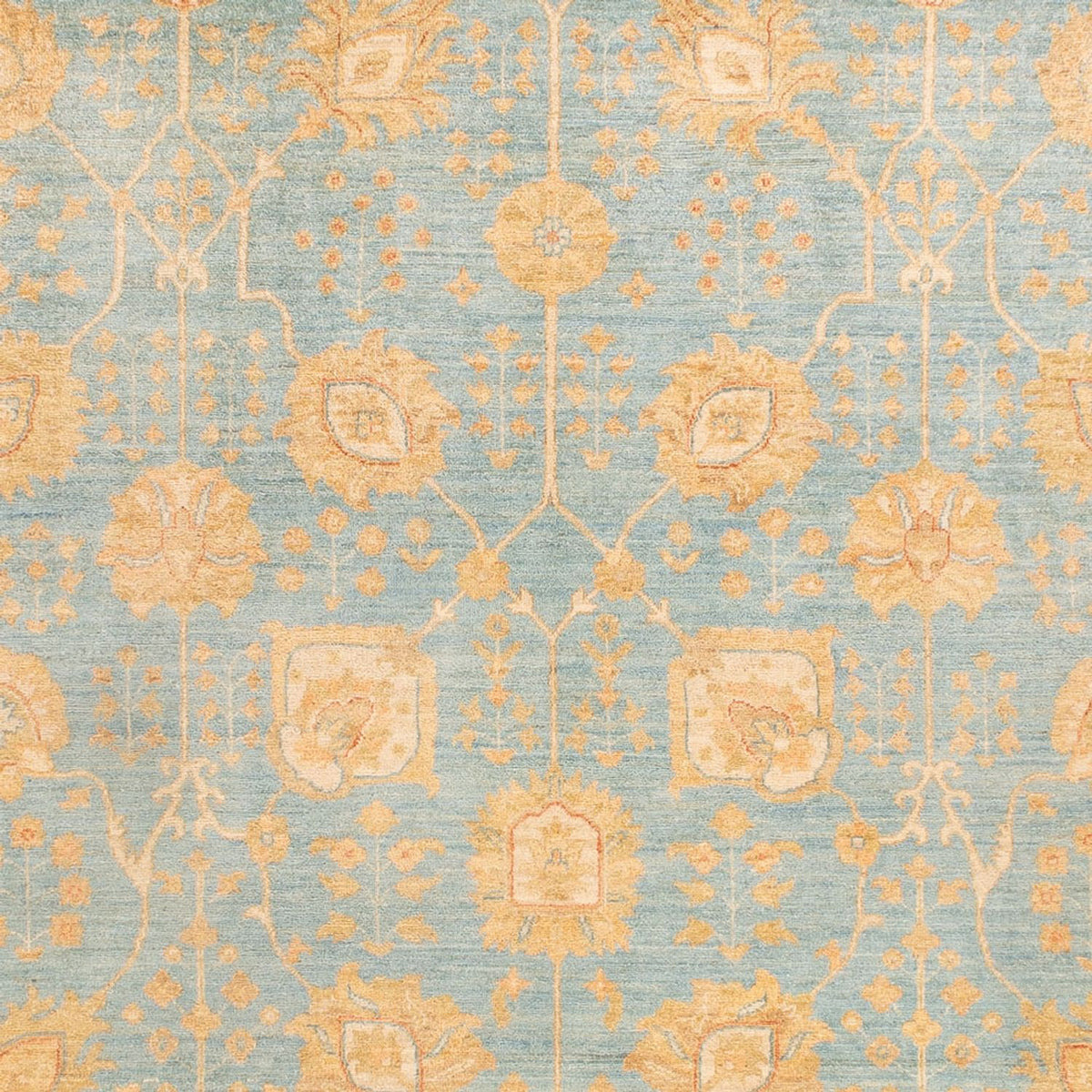 Ziegler Carpet - 345 x 257 cm - lyseblå
