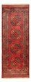 Løber Afghansk tæppe - 204 x 82 cm - rød