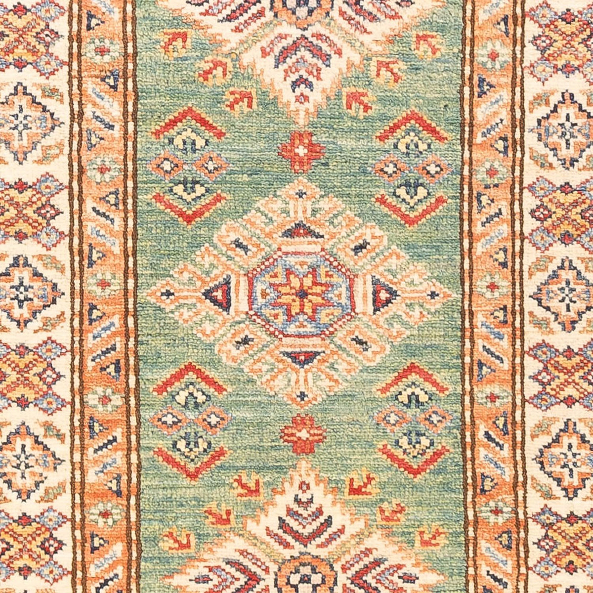 Løber Ziegler Carpet - Kazak - 185 x 60 cm - lysegrøn