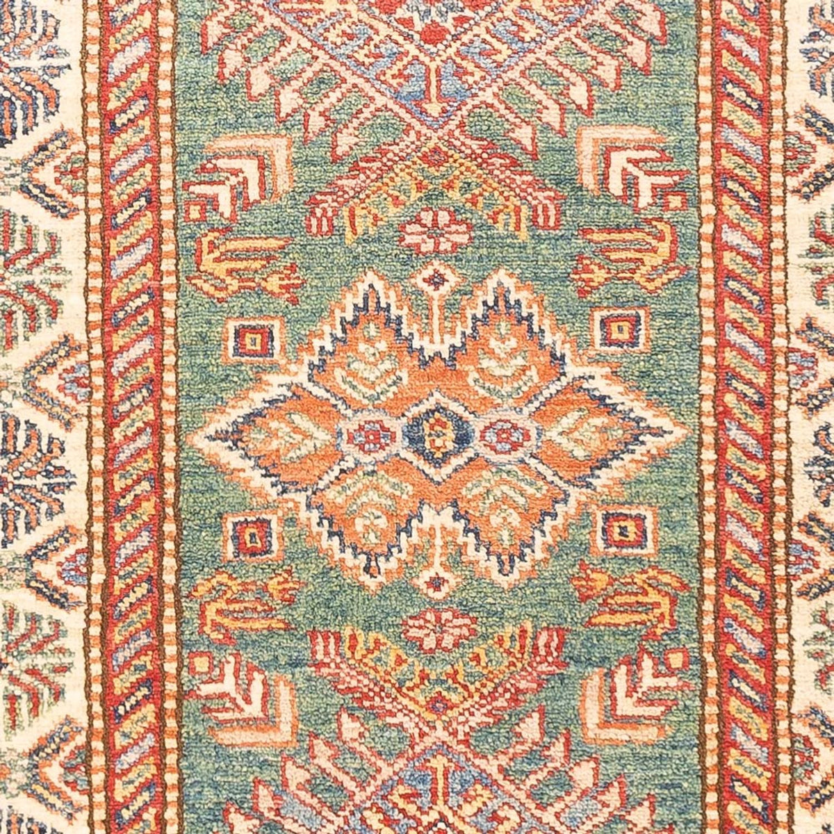 Løber Ziegler Carpet - Kazak - 198 x 76 cm - lysegrøn
