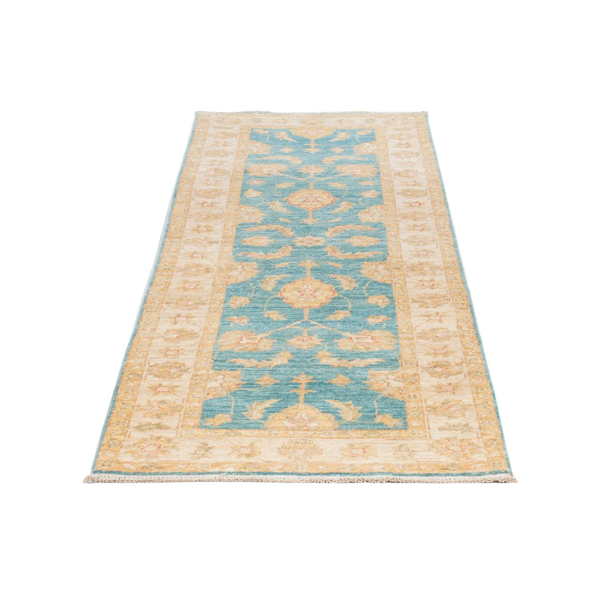 Løber Ziegler Carpet - 208 x 61 cm - turkis