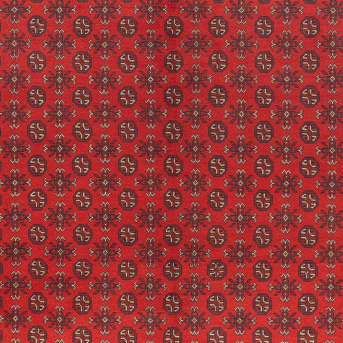 Afghansk tæppe - Filpa - 392 x 308 cm - bordeaux rød