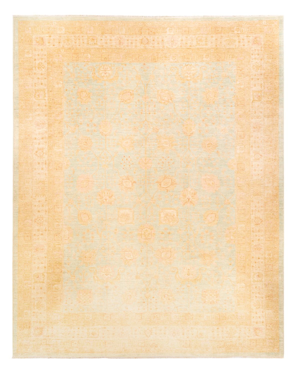 Ziegler Carpet - 394 x 309 cm - lyseblå