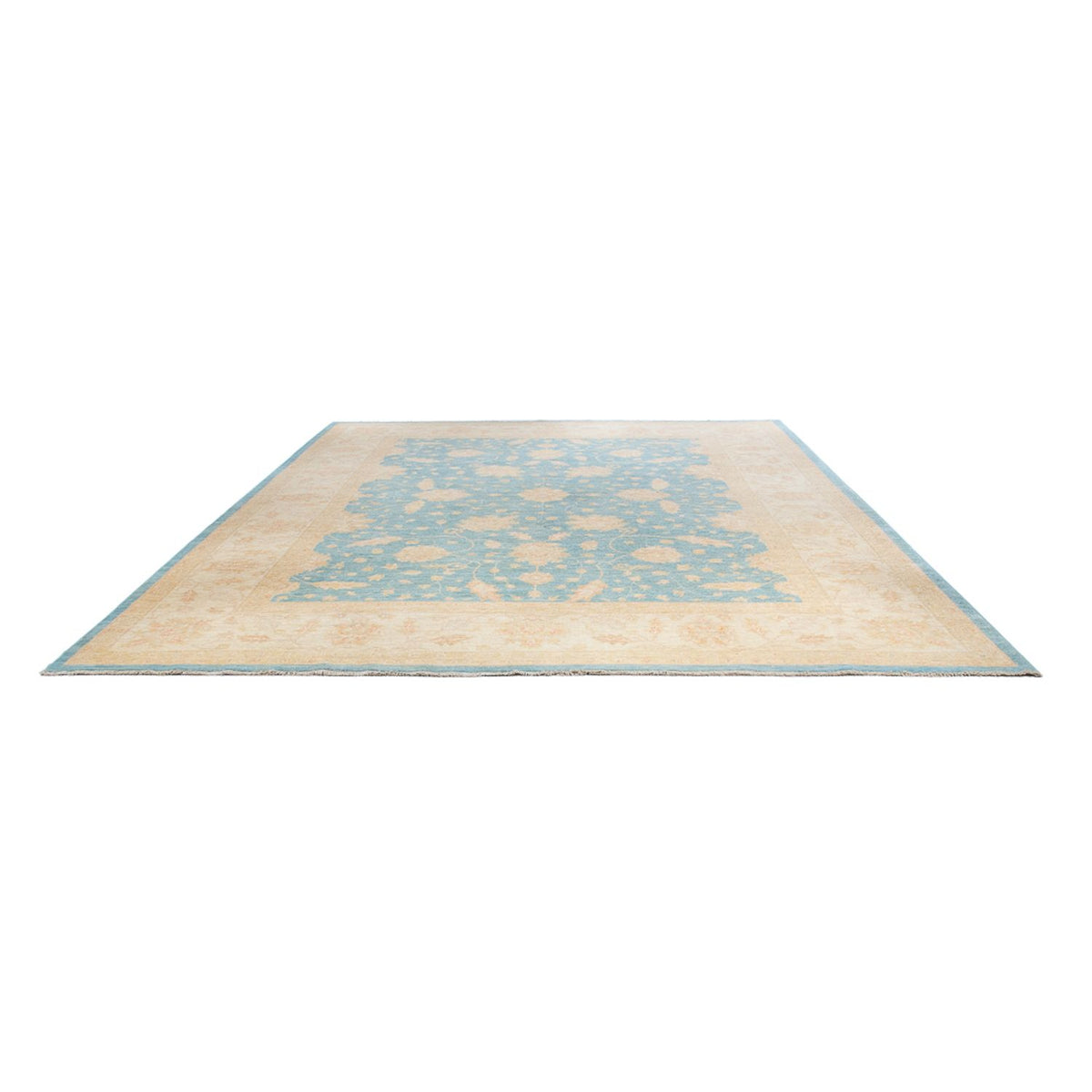 Ziegler Carpet - 393 x 303 cm - lyseblå