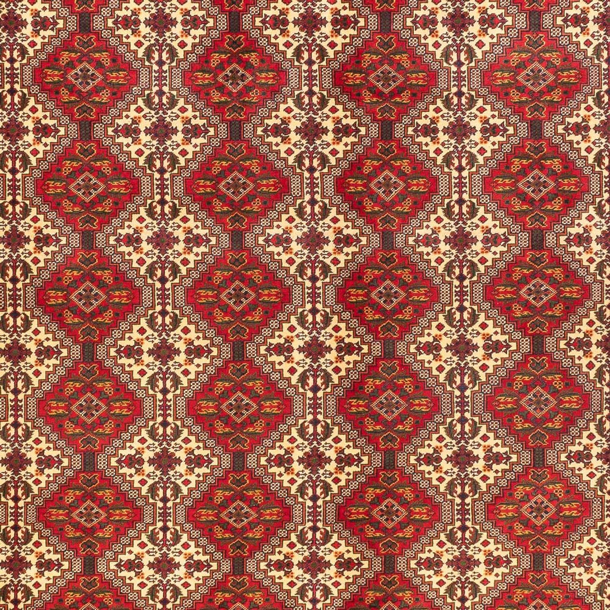 Afghansk tæppe - Royal - 385 x 300 cm - flerfarvet