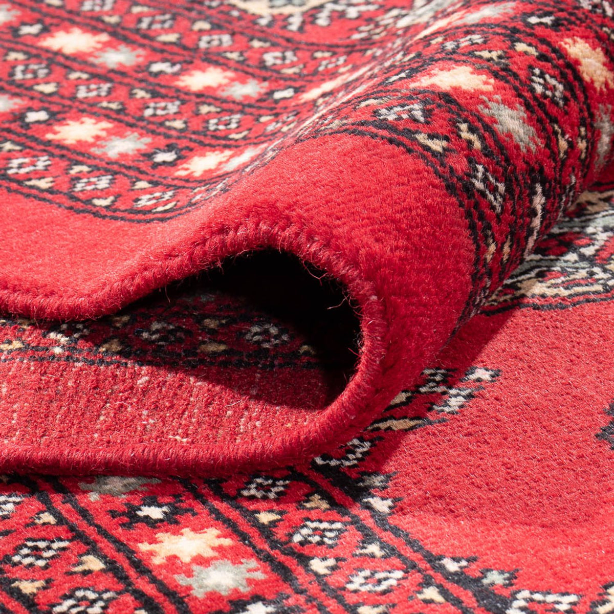 Afghansk tæppe - Bukhara - 401 x 311 cm - lysrød