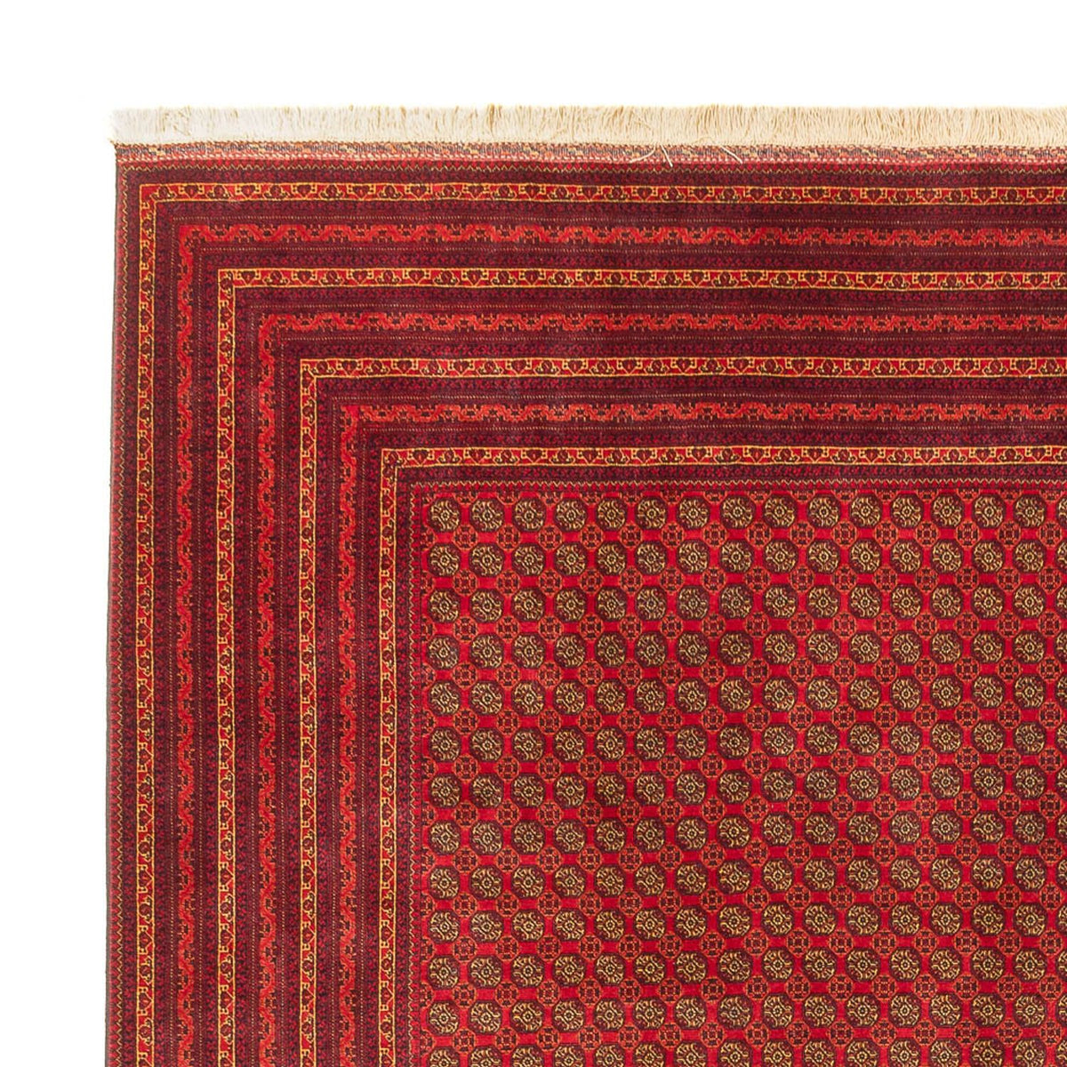 Afghansk tæppe - Royal - 389 x 295 cm - rust