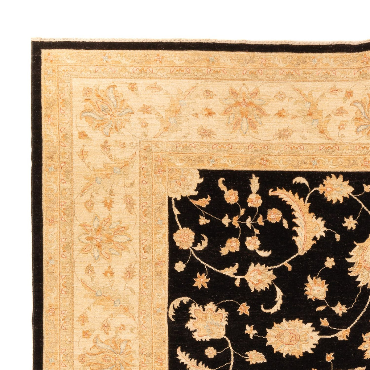 Ziegler Carpet - 392 x 304 cm - sort