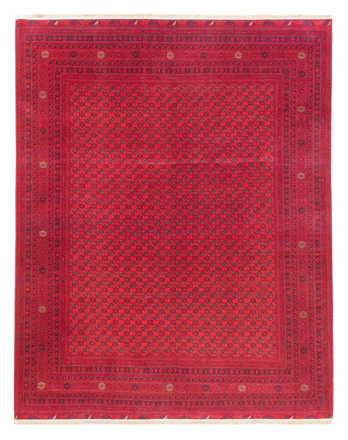 Afghansk tæppe - Royal - 380 x 292 cm - rød