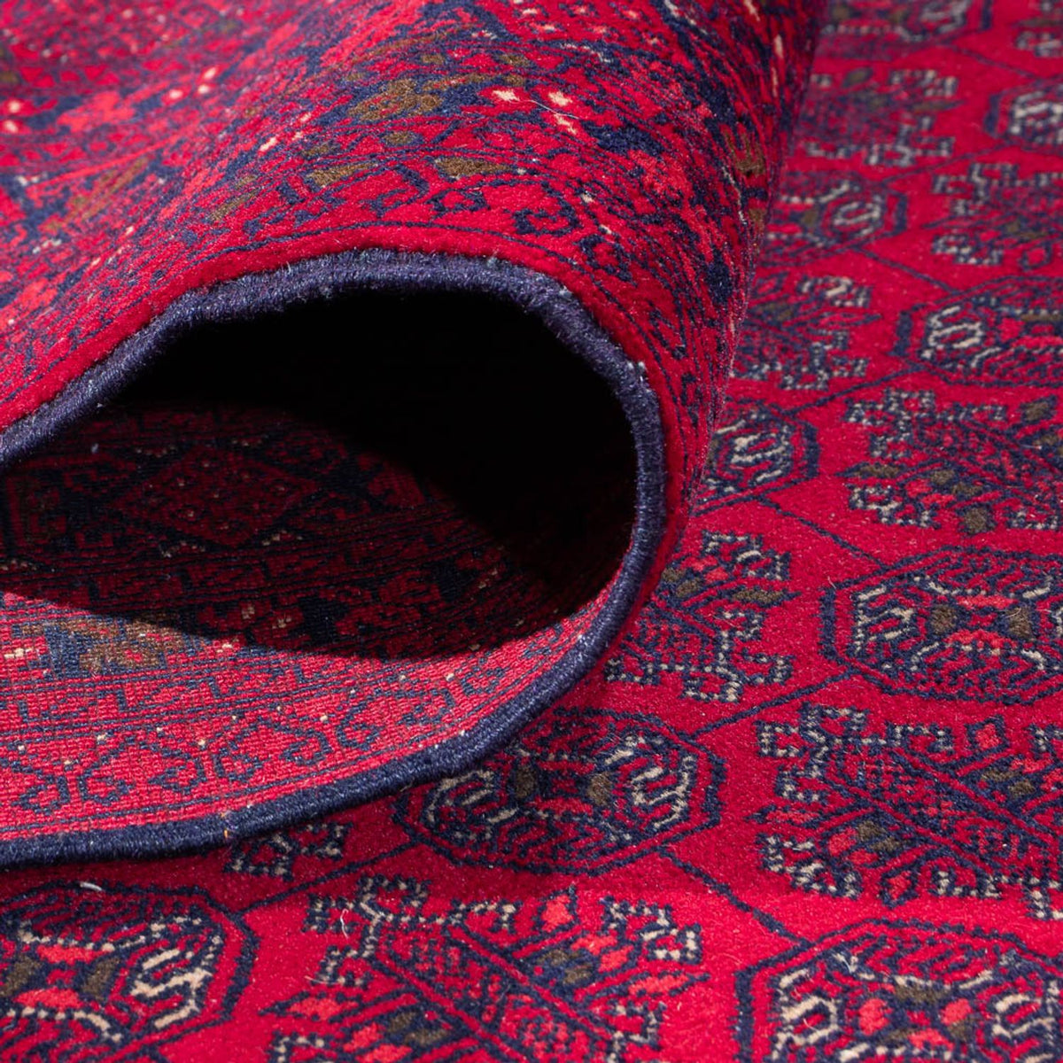 Afghansk tæppe - Royal - 404 x 294 cm - rød