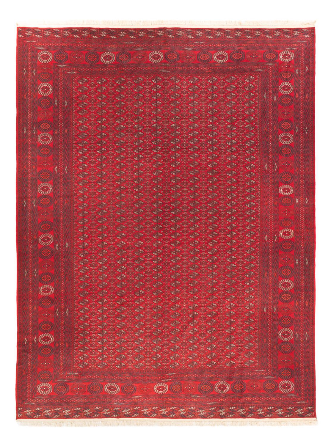 Afghansk tæppe - Royal - 400 x 305 cm - rød