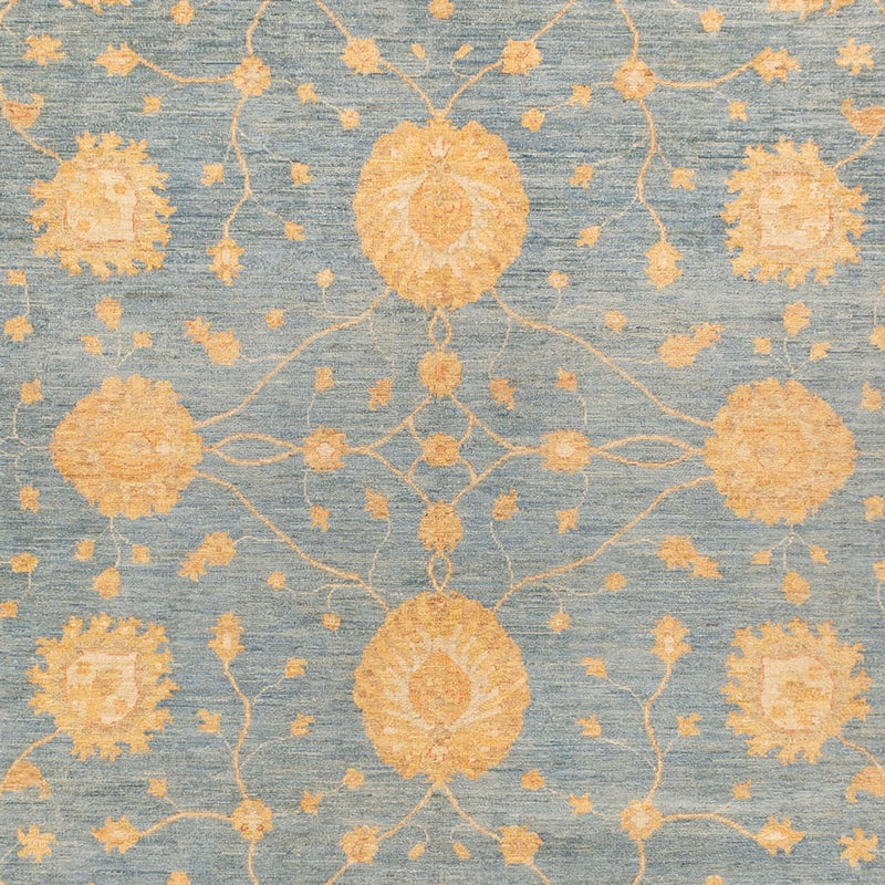 Ziegler Carpet - 369 x 273 cm - havblå