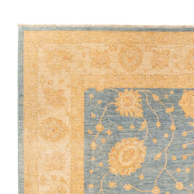 Ziegler Carpet - 369 x 273 cm - havblå