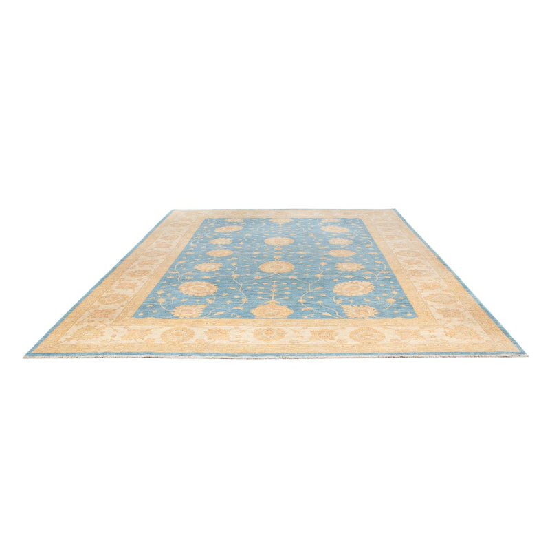 Ziegler Carpet - 369 x 273 cm - havblå