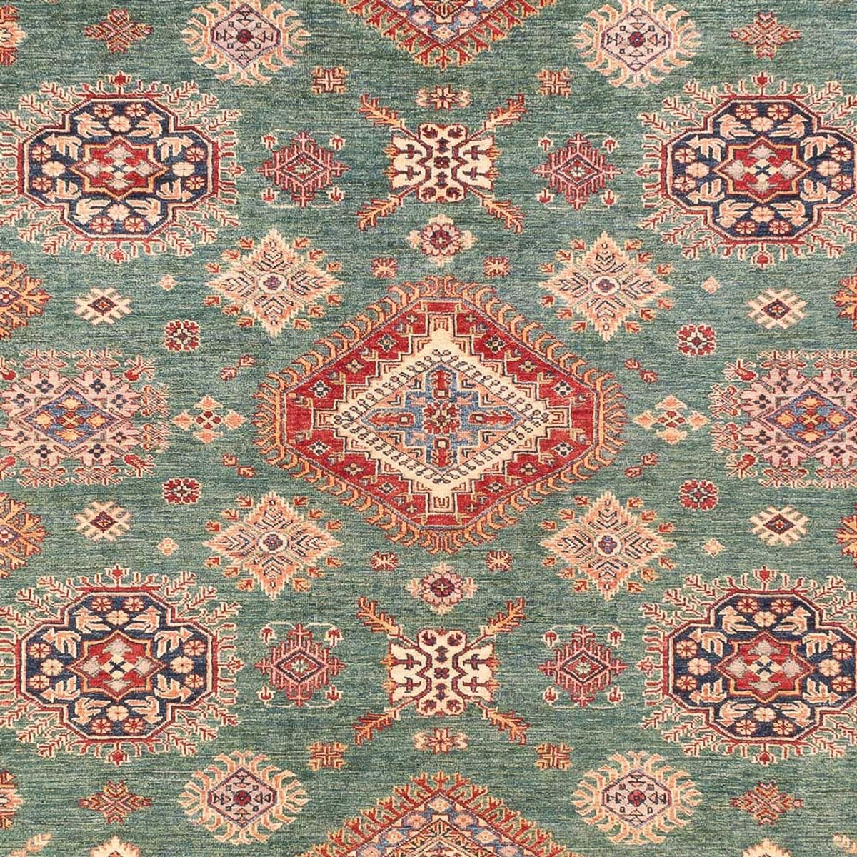 Ziegler Carpet - Kazak - 366 x 276 cm - mintgrøn