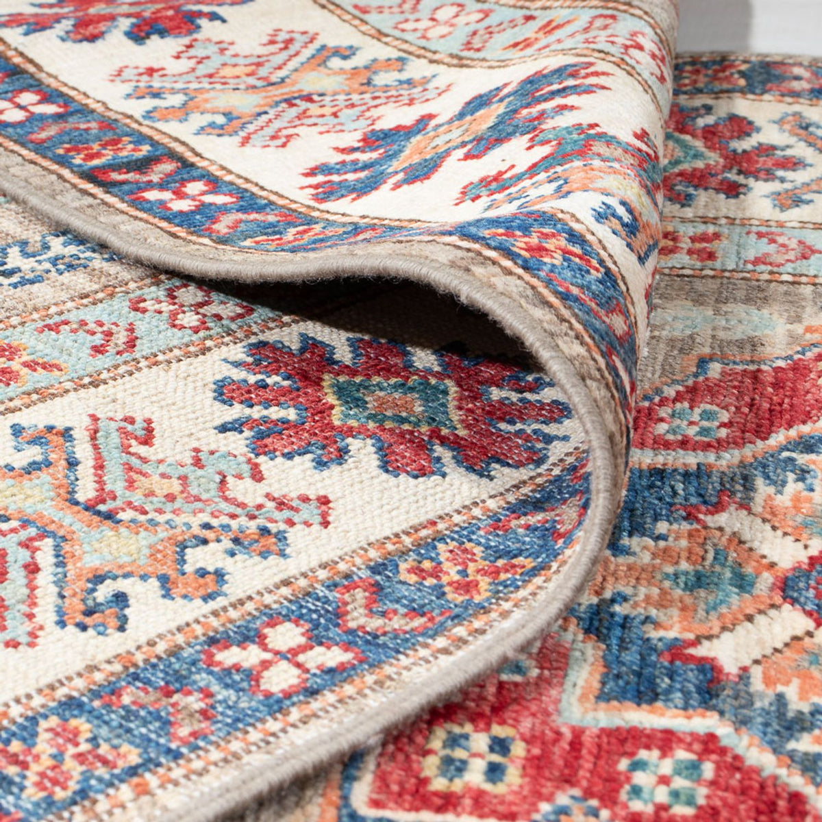 Løber Ziegler Carpet - Kazak - 317 x 81 cm - lysegrå