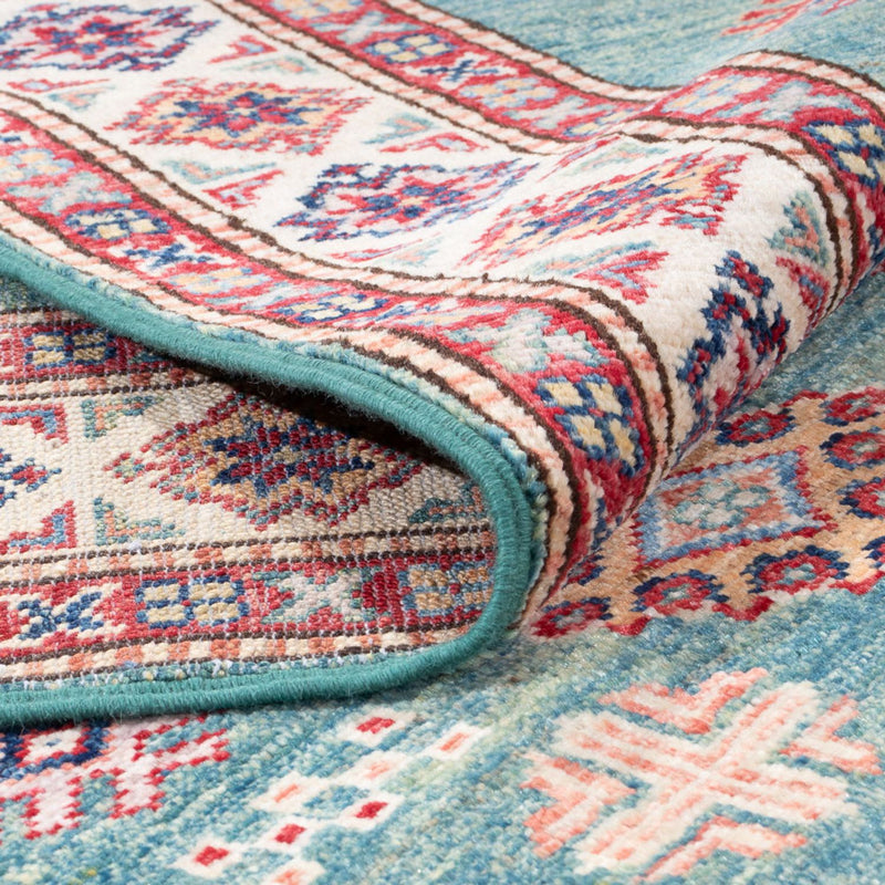 Løber Ziegler Carpet - Kazak - 302 x 83 cm - turkis