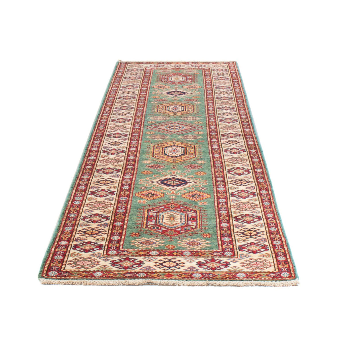 Løber Ziegler Carpet - Kazak - 311 x 77 cm - grøn
