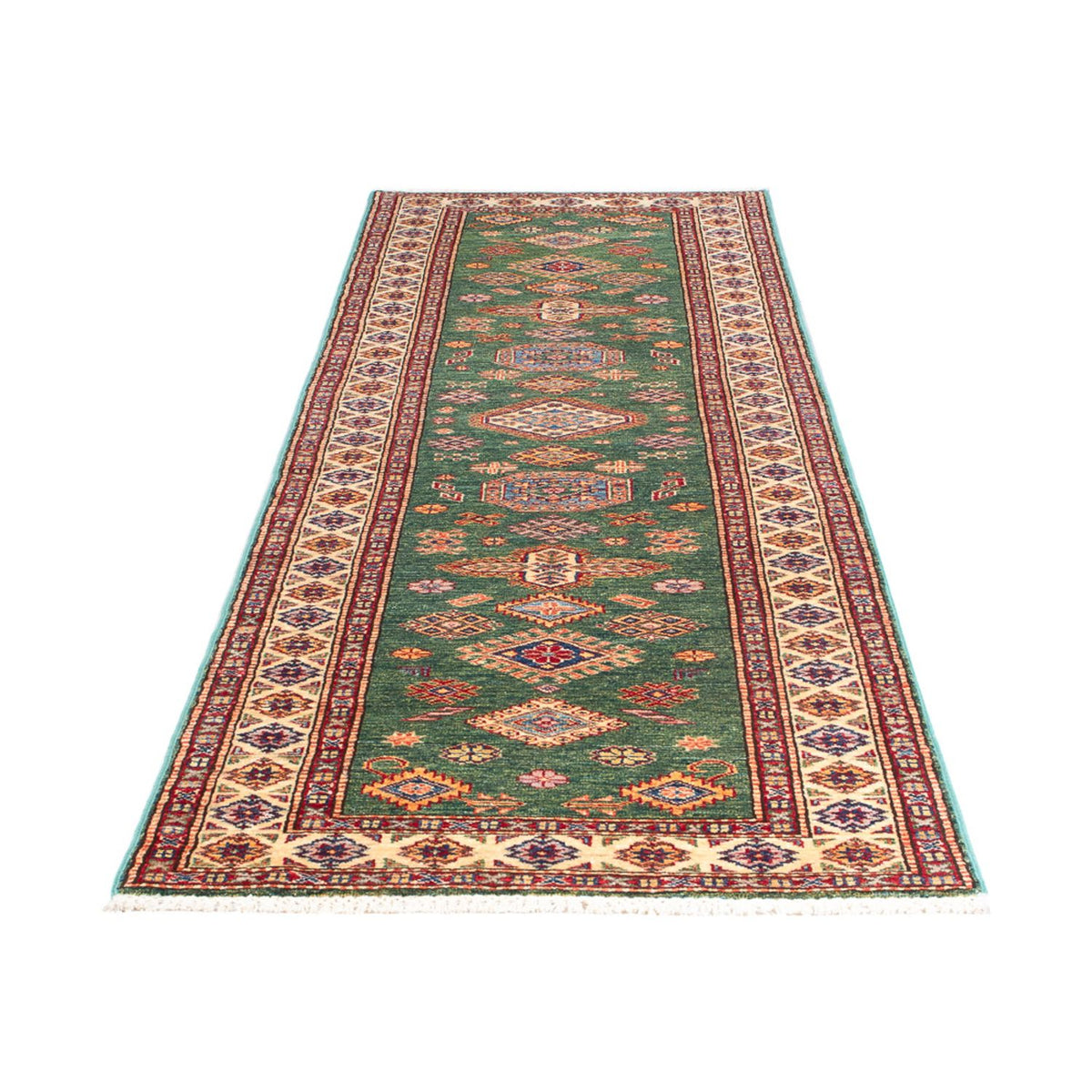 Løber Ziegler Carpet - Kazak - 295 x 76 cm - grøn