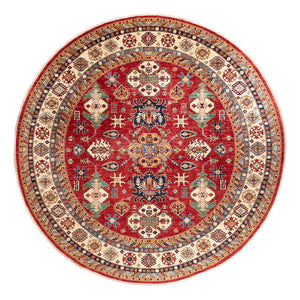 Ziegler Carpet - Kazak rundt  - 306 x 306 cm - flerfarvet