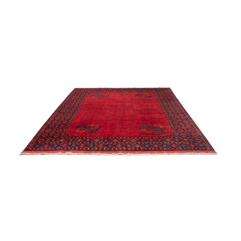 Afghansk tæppe - Kunduz - 313 x 259 cm - rød