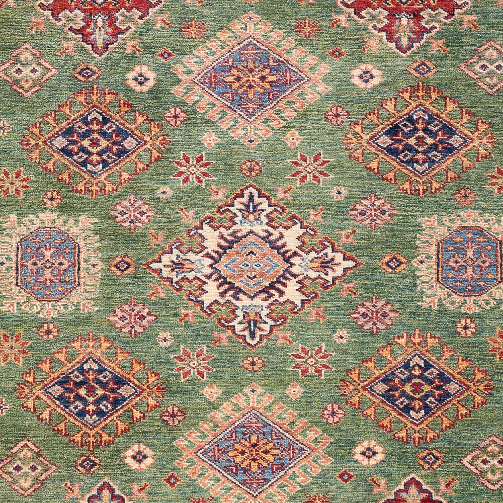Ziegler Carpet - Kazak - 203 x 150 cm - lysegrøn