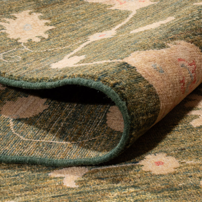 Ziegler Tæppe - Moderne - 200 x 151 cm - olivengrøn