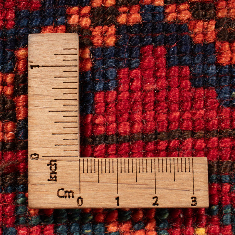 Afghansk tæppe - Kunduz - 205 x 158 cm - rød