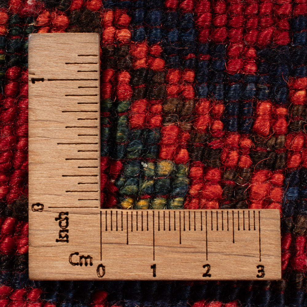 Afghansk tæppe - Kunduz - 194 x 156 cm - rød