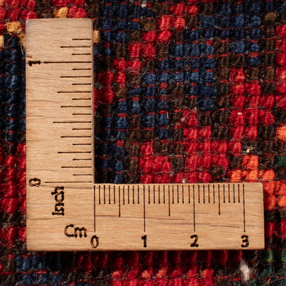 Afghansk tæppe - Kunduz - 204 x 151 cm - rød