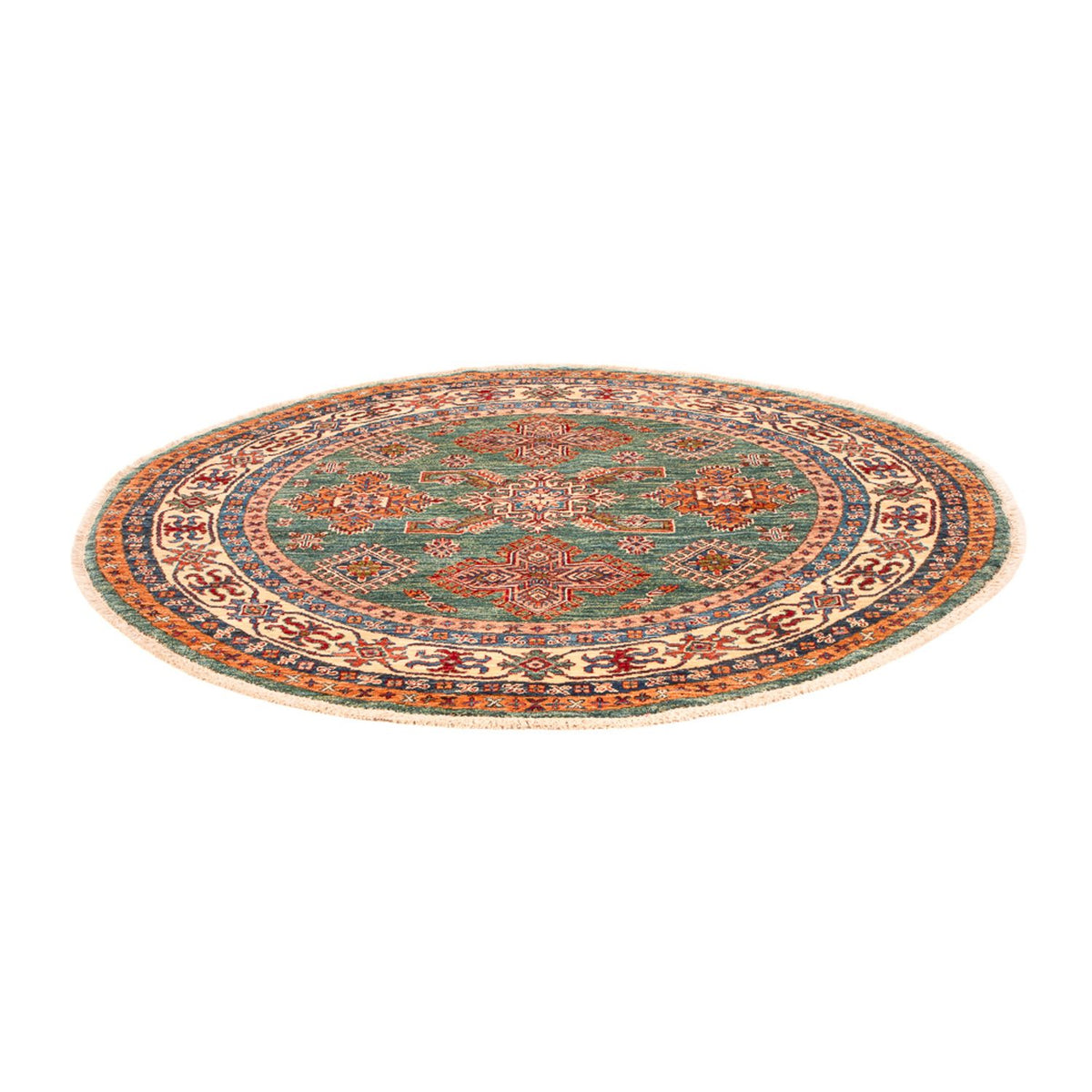 Ziegler Carpet - Kazak rundt - 151 x 147 cm - grøn