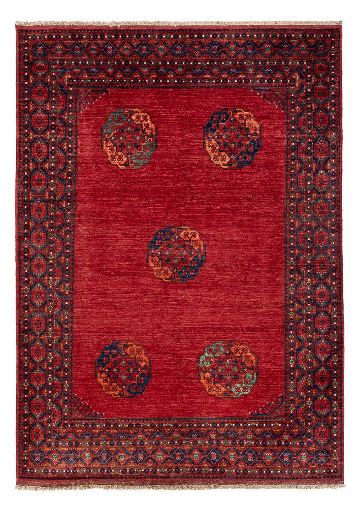 Afghansk tæppe - Kunduz - 291 x 212 cm - rød