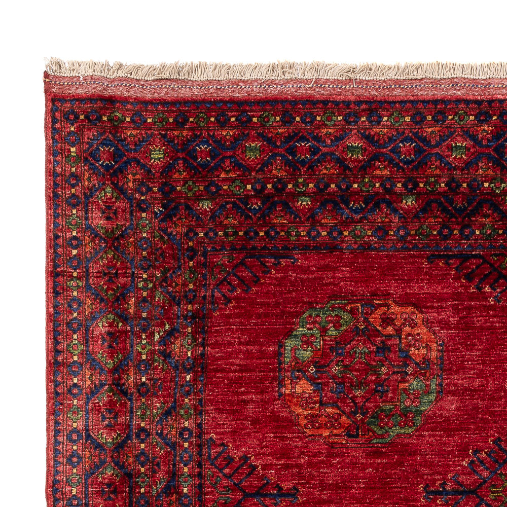 Afghansk tæppe - Kunduz - 296 x 214 cm - rød