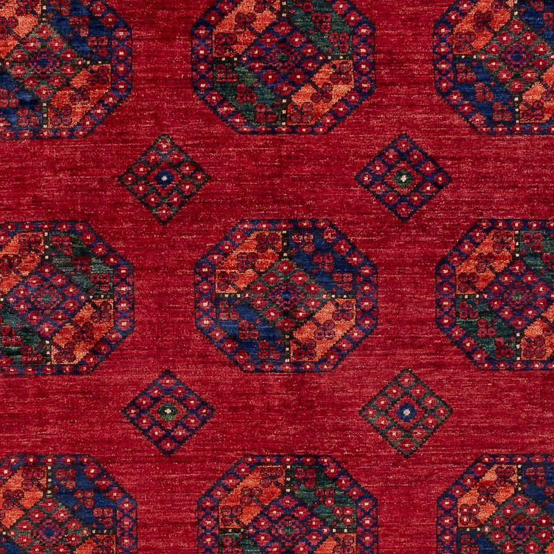 Afghansk tæppe - Kunduz - 310 x 206 cm - rød