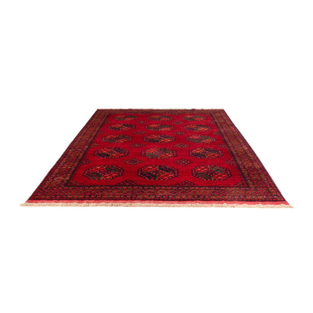 Afghansk tæppe - Kunduz - 310 x 206 cm - rød