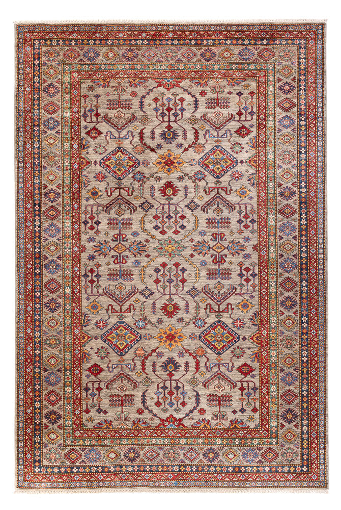Ziegler Carpet - Kazak - 301 x 203 cm - mørk beige
