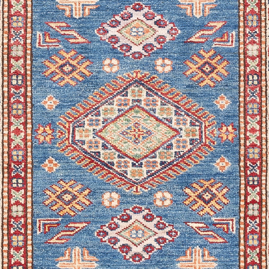 Løber Ziegler Carpet - Kazak - 252 x 75 cm - blå