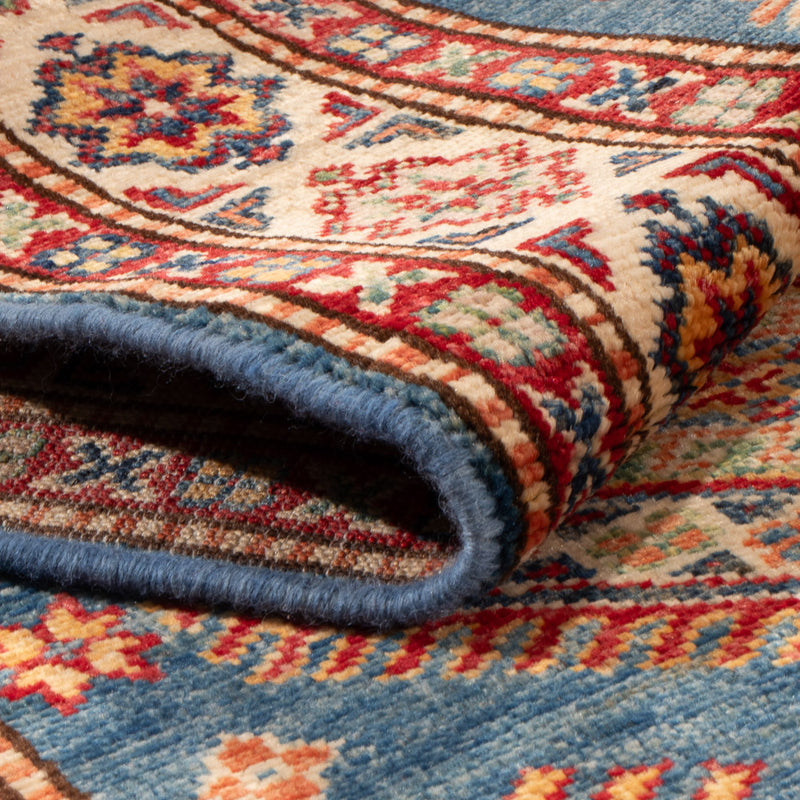 Løber Ziegler Carpet - Kazak - 252 x 75 cm - blå