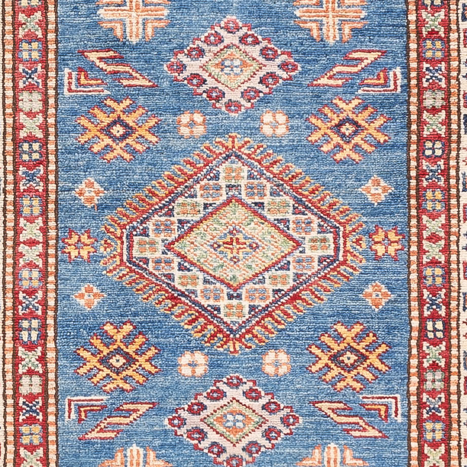 Løber Ziegler Carpet - Kazak - 254 x 77 cm - blå