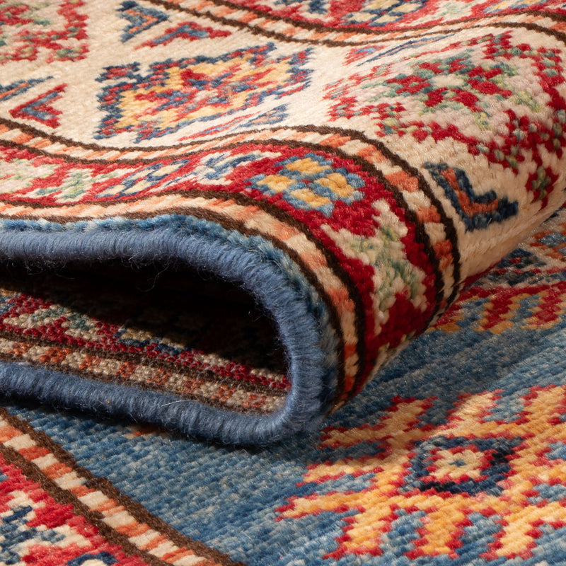 Løber Ziegler Carpet - Kazak - 254 x 77 cm - blå
