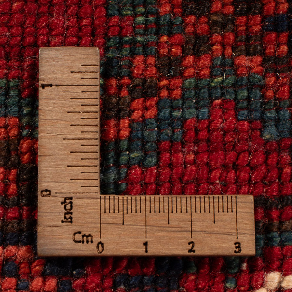 Afghansk tæppe - 149 x 104 cm - rød