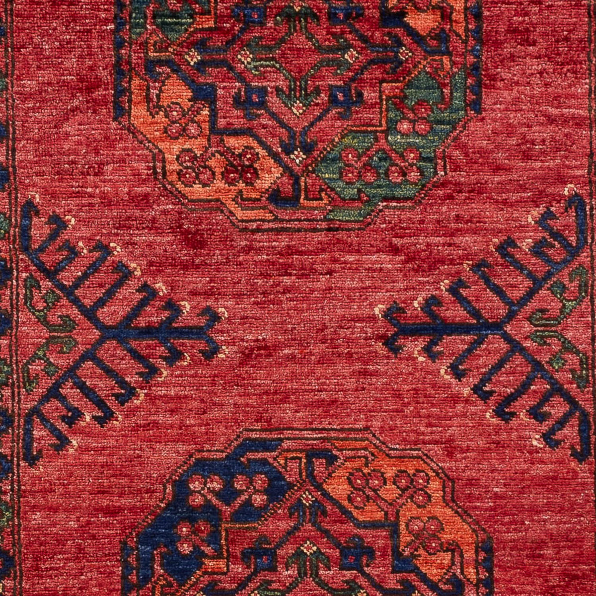Afghansk tæppe - 152 x 105 cm - rød