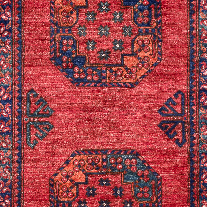 Afghansk tæppe - 154 x 102 cm - rød
