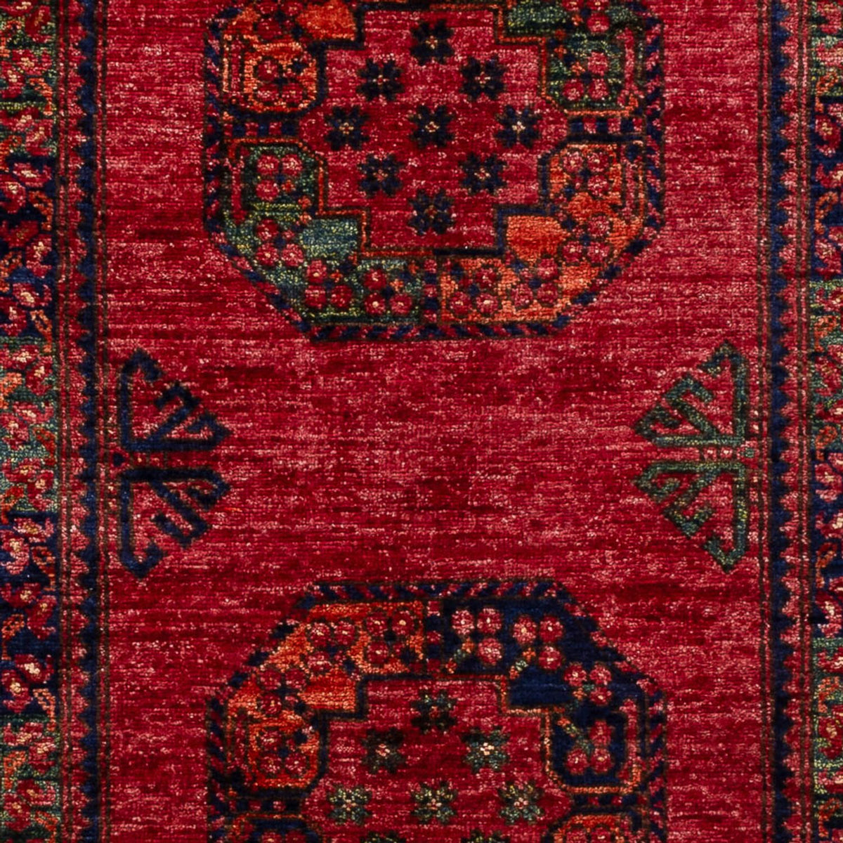 Afghansk tæppe - 150 x 103 cm - rød