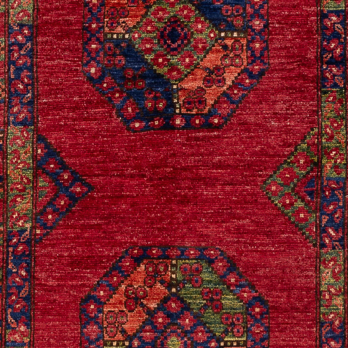 Afghansk tæppe - 162 x 102 cm - rød